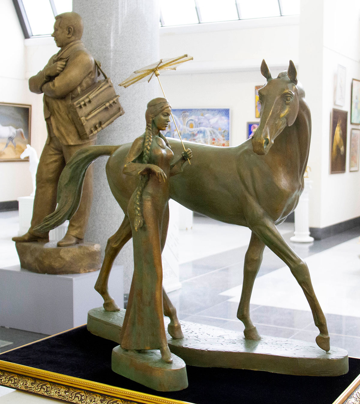 Главный герой выставки – ахалтекинский конь